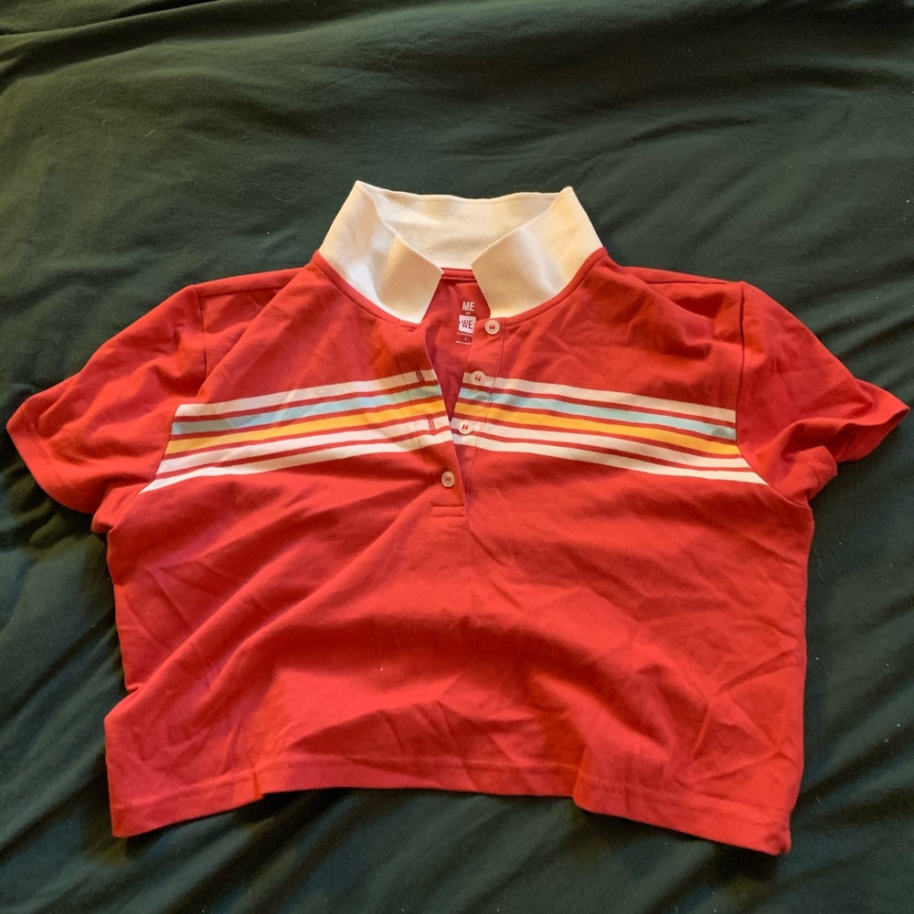 Polo Crop Top